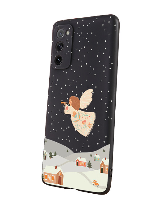 Силиконовый чехол для Samsung Galaxy S20 Fan Edition Рождественский ангел