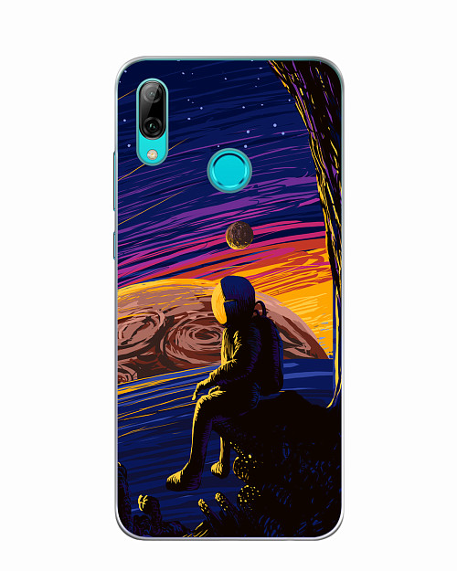 Силиконовый чехол для Honor 10 Lite (2019) На краю вселенной