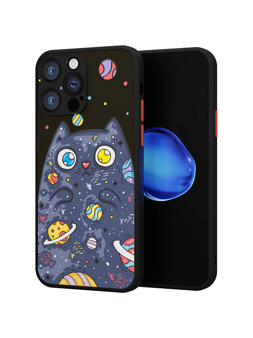 Противоударный чехол для Apple iPhone 13 Pro Max "NOVEL: Кот Вселенная"