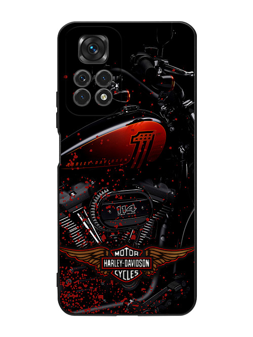 Силиконовый чехол для Xiaomi Redmi Note 11S (4G) Мотоцикл Harley-Davidson