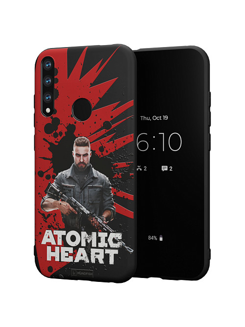 Силиконовый чехол для Huawei Y9 Prime (2019) "Atomic Heart: Майор Нечаев"