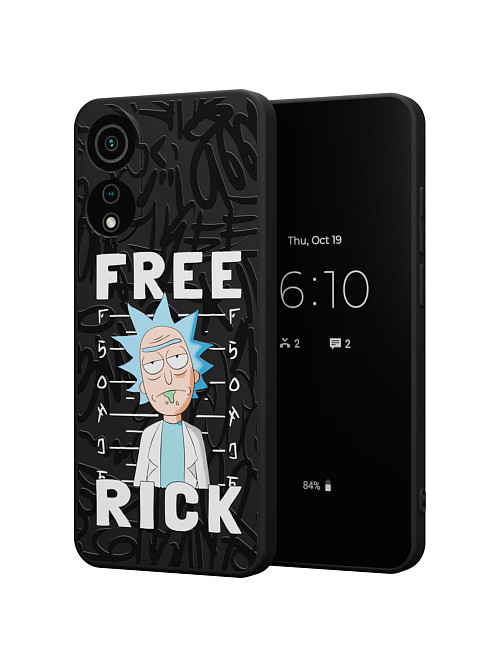 Силиконовый чехол для OPPO A78 (4G) "NOVEL: Free Rick"