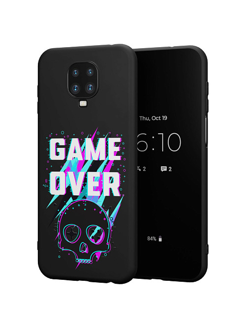 Силиконовый чехол для Xiaomi Redmi Note 9 Pro "Game over"