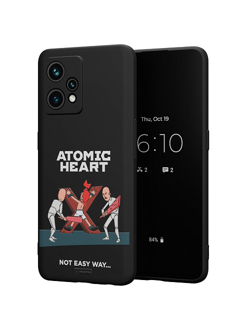 Силиконовый чехол для Realme 9 Pro+ "Atomic Heart: Not Easy Way"