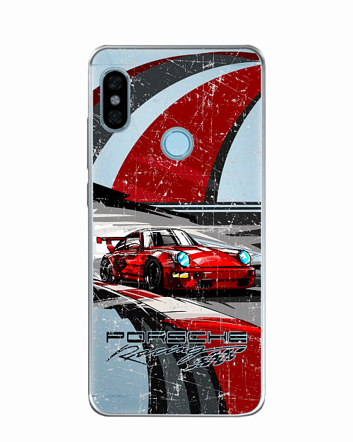 Силиконовый чехол для Xiaomi Redmi Note 5 Porsche 911