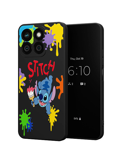 Силиконовый чехол для Honor X8b "NOVEL: Stitch paints"