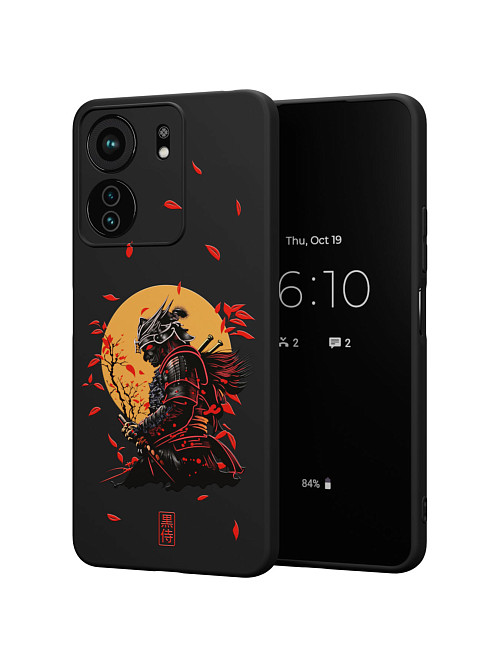 Силиконовый чехол для Xiaomi Redmi 13C "Самурай"