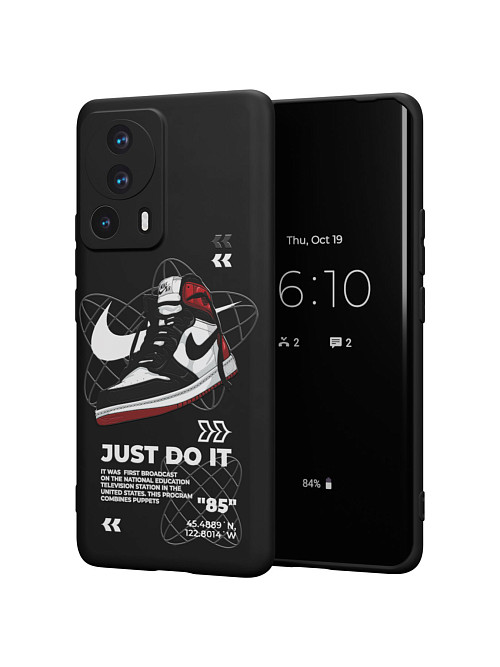 Силиконовый чехол для Xiaomi 13 Lite "NOVEL: Just Do It"