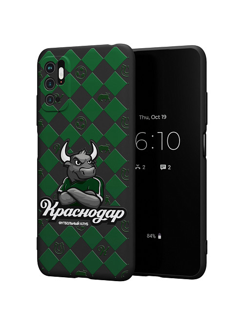 Силиконовый чехол для Poco M3 Pro "Краснодар: Маскот клуба"