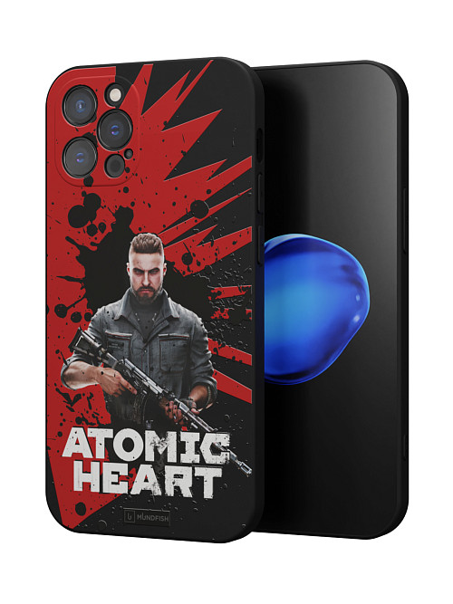 Силиконовый чехол для Apple iPhone 12 Pro "Atomic Heart: Майор Нечаев"