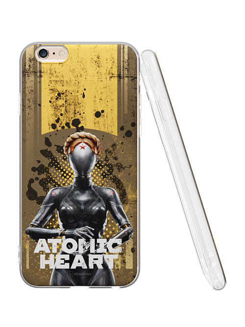 Силиконовый чехол для Apple iPhone 6S "Atomic Heart: Левая близняшка"