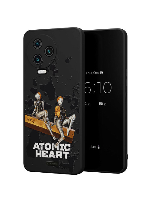 Силиконовый чехол для Infinix Note 12 Pro (4G) "Atomic Heart: Боевые близняшки"