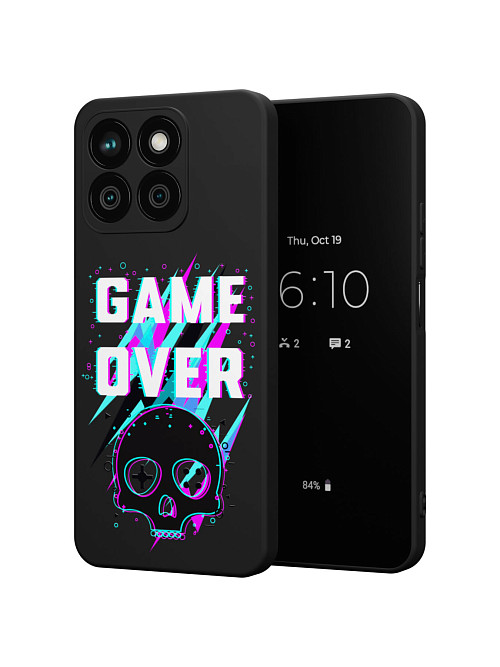 Силиконовый чехол для Honor X8b "Game over"