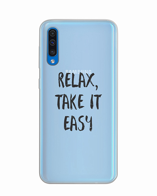 Силиконовый чехол для Samsung Galaxy A50S "Relax, take it easy"