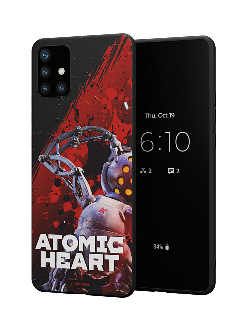 Силиконовый чехол для Samsung Galaxy A51 (4G) "Atomic Heart: Беляш (МА-9)"