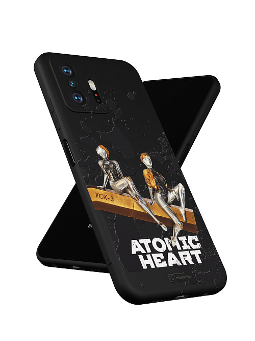 Силиконовый чехол для Xiaomi 11T "Atomic Heart: Боевые близняшки"