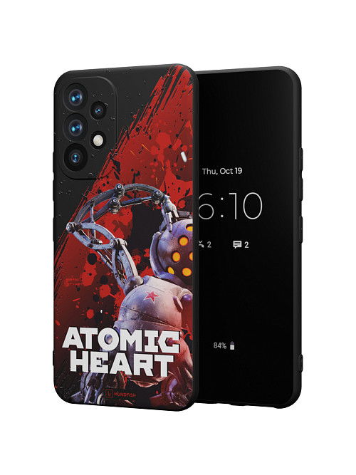 Силиконовый чехол для Samsung Galaxy A52 (4G) "Atomic Heart: Беляш (МА-9)"