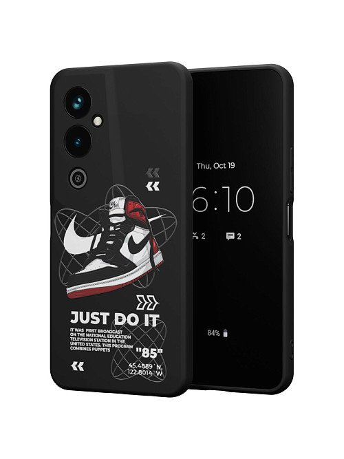 Силиконовый чехол для Tecno Pova 4 Pro "NOVEL: Just Do It"