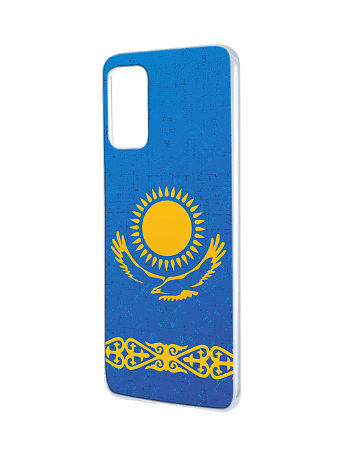 Силиконовый чехол для Samsung Galaxy S20 Plus Флаг Казахстана