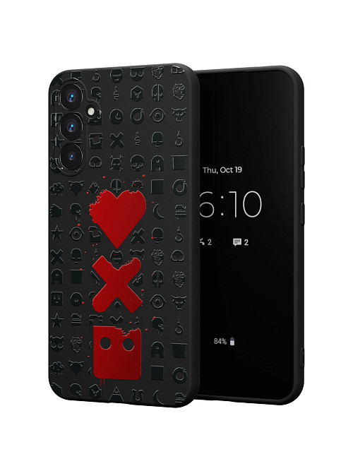 Силиконовый чехол для Samsung Galaxy A34 (5G) "Love Death Robots"