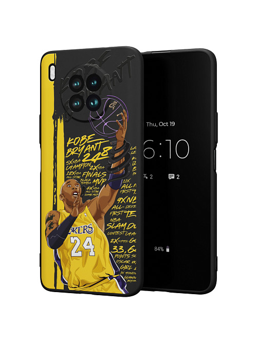 Силиконовый чехол для Honor 50 Lite "NOVEL: Kobe Bryant"