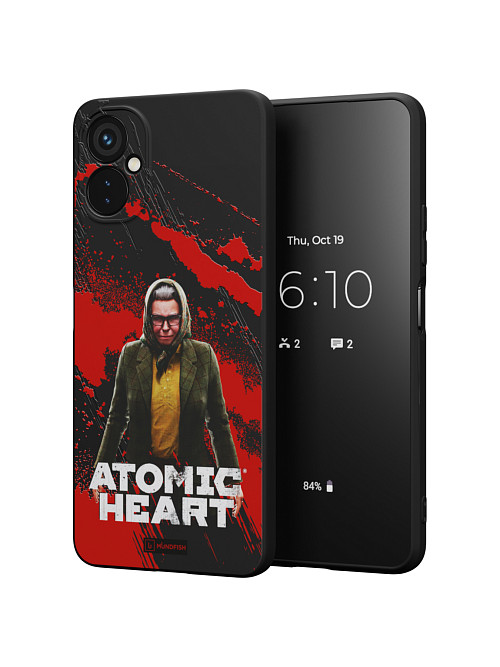 Силиконовый чехол для Tecno Spark 9 Pro "Atomic Heart: Баба Зина"