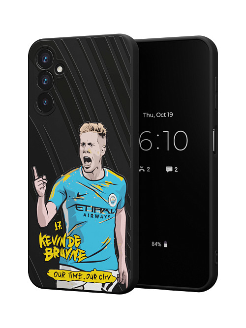 Силиконовый чехол для Samsung Galaxy A14 (4G) "NOVEL: Kevin de Bruyne"