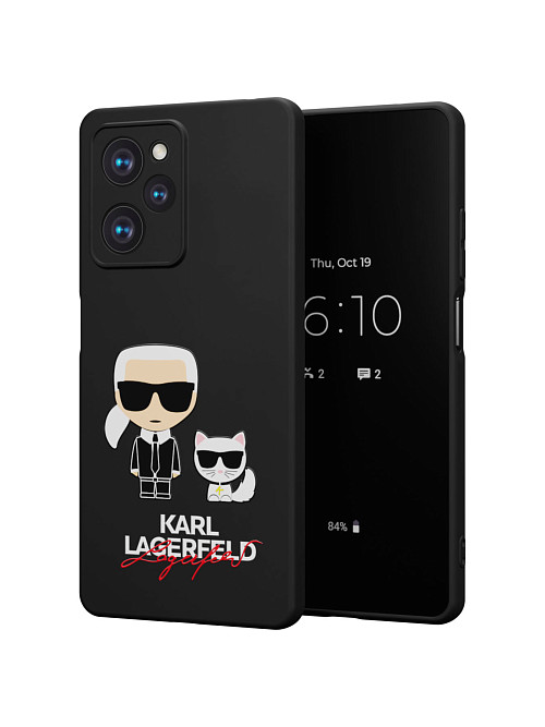 Силиконовый чехол для Poco X5 Pro (5G) "NOVEL: Lagerfeld"