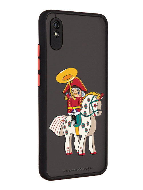 Противоударный чехол для Xiaomi Redmi 9A "Щелкунчик: На коне"