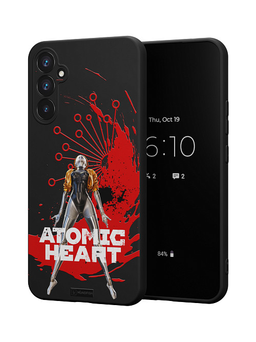 Силиконовый чехол для Samsung Galaxy A34 (5G) "Atomic Heart: Правая близняшка"