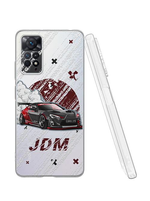 Силиконовый чехол для Xiaomi Redmi Note 12 Pro (4G) "JDM машина"