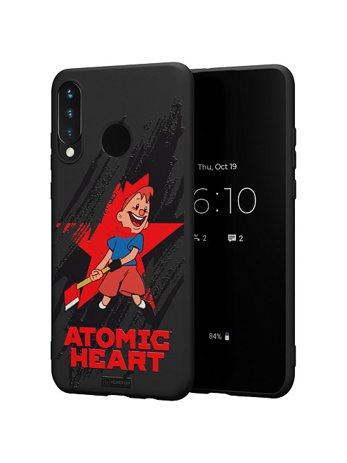 Силиконовый чехол для Huawei P30 Lite "Atomic Heart: Пионер"