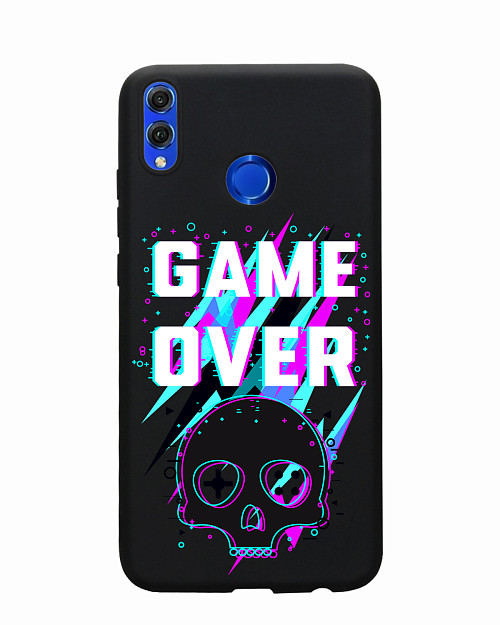 Силиконовый чехол для Honor 8X "Game over"