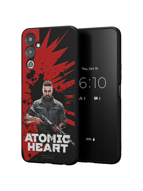 Силиконовый чехол для Tecno Pova 4 "Atomic Heart: Майор Нечаев"