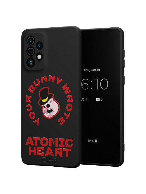 Силиконовый чехол для Samsung Galaxy A73 (5G) "Atomic Heart: Капиталист"