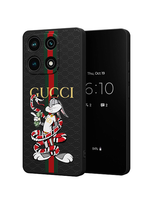 Силиконовый чехол для Xiaomi Redmi Note 13 (4G) "NOVEL: Багз Банни Gucci"