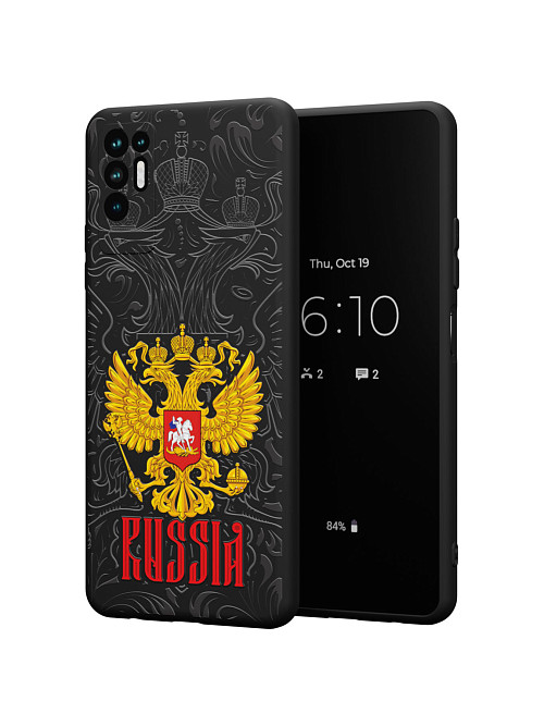 Силиконовый чехол для Tecno Pova 2 "Россия"