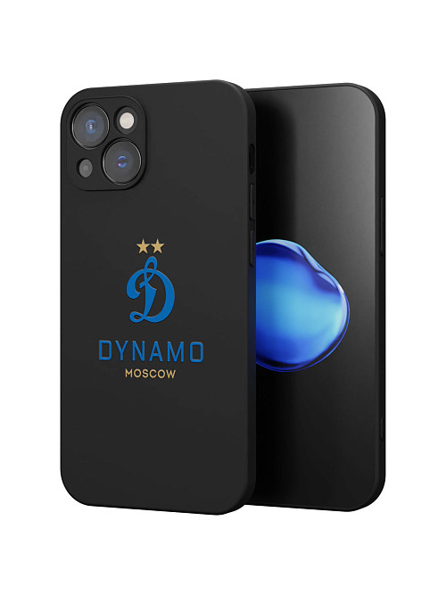 Силиконовый чехол для Apple iPhone 15 Plus "Динамо: Dynamo Moscow"