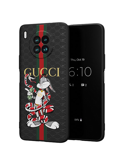 Силиконовый чехол для Honor 50 Lite "NOVEL: Багз Банни Gucci"