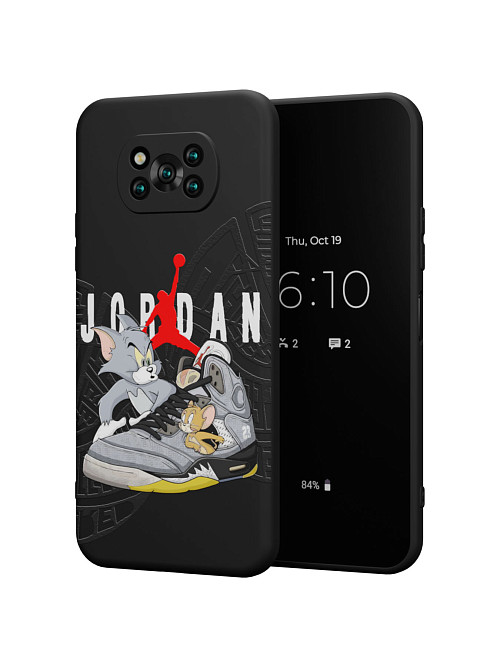 Силиконовый чехол для Poco X3 Pro "NOVEL: Том и Джери х Nike"