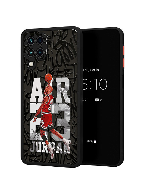 Противоударный чехол для Samsung Galaxy A12 (4G) "NOVEL: Jordan 23"