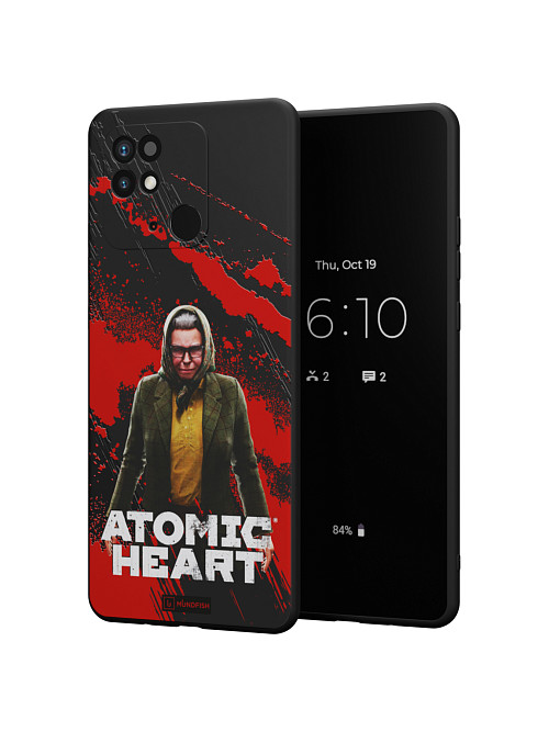 Силиконовый чехол для Xiaomi Redmi 10C/POCO C40 "Atomic Heart: Баба Зина"