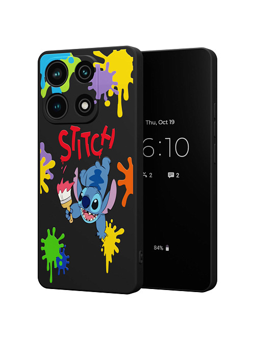 Силиконовый чехол для Xiaomi Redmi Note 13 (4G) "NOVEL: Stitch paints"