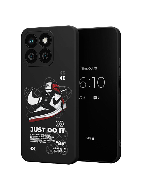 Силиконовый чехол для Honor X8b "NOVEL: Just Do It"