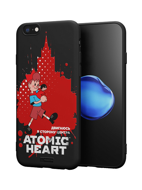 Силиконовый чехол для Apple iPhone 6 "Atomic Heart: В сторону центра"