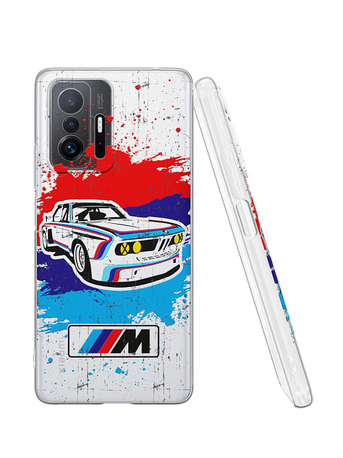 Силиконовый чехол для Xiaomi 11T "BMW"