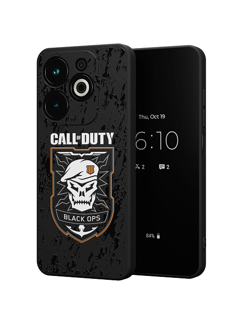 Силиконовый чехол для Infinix HOT 40i "NOVEL: Call of Duty"