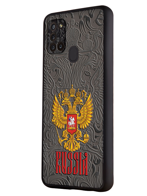 Противоударный чехол для Samsung Galaxy A21s "Россия"