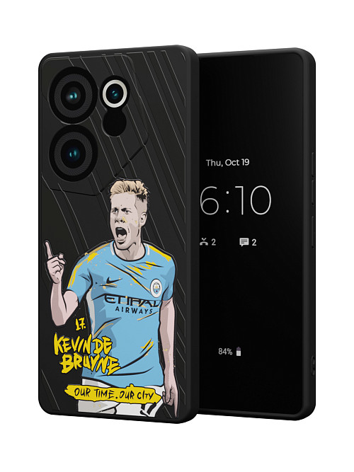 Силиконовый чехол для Tecno Camon 20 premier "NOVEL: Kevin de Bruyne"