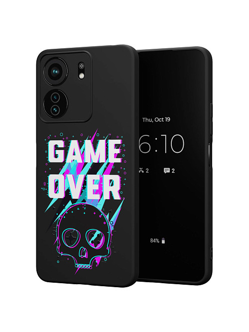 Силиконовый чехол для Xiaomi Redmi 13C "Game over"